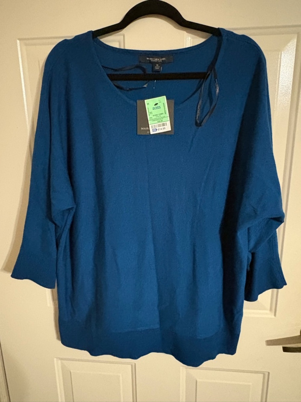 SOLD
Teal Blue Knit Blouse